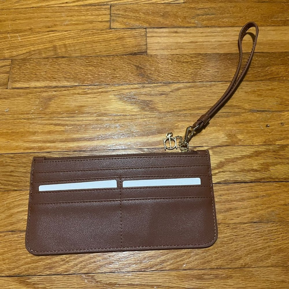 Brown Riona wristlet